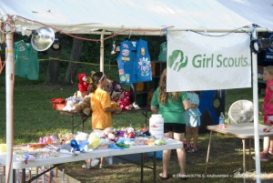 Girl Scouts booth.